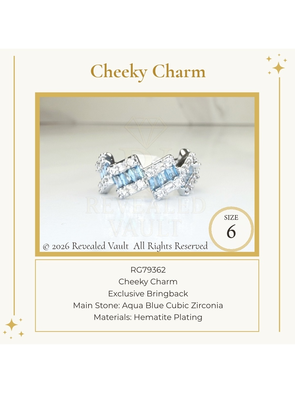 Cheeky Charm - Size 6 - OG